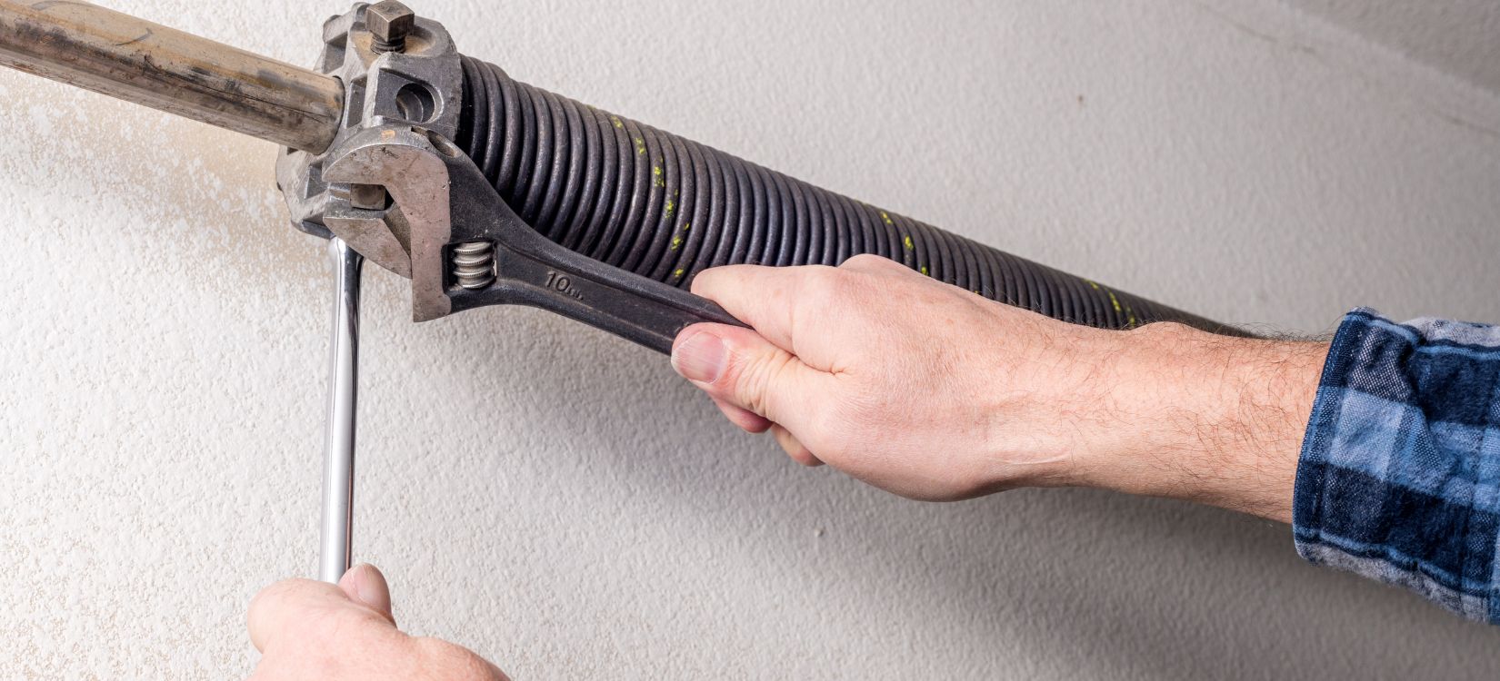 Garage door spring repair