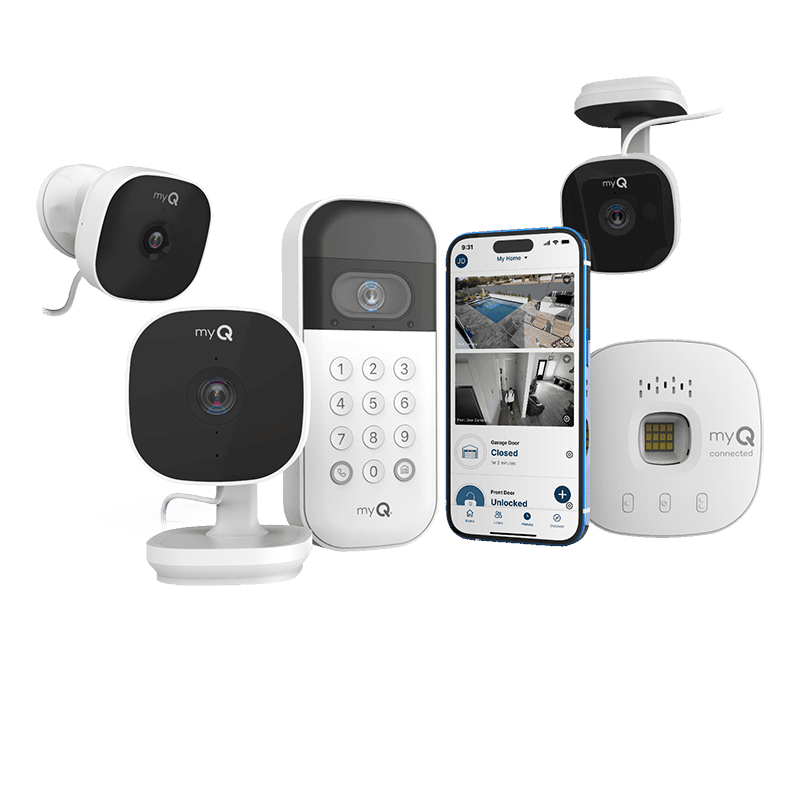LiftMaster 976000 EVR24 smart garage door system promotional image