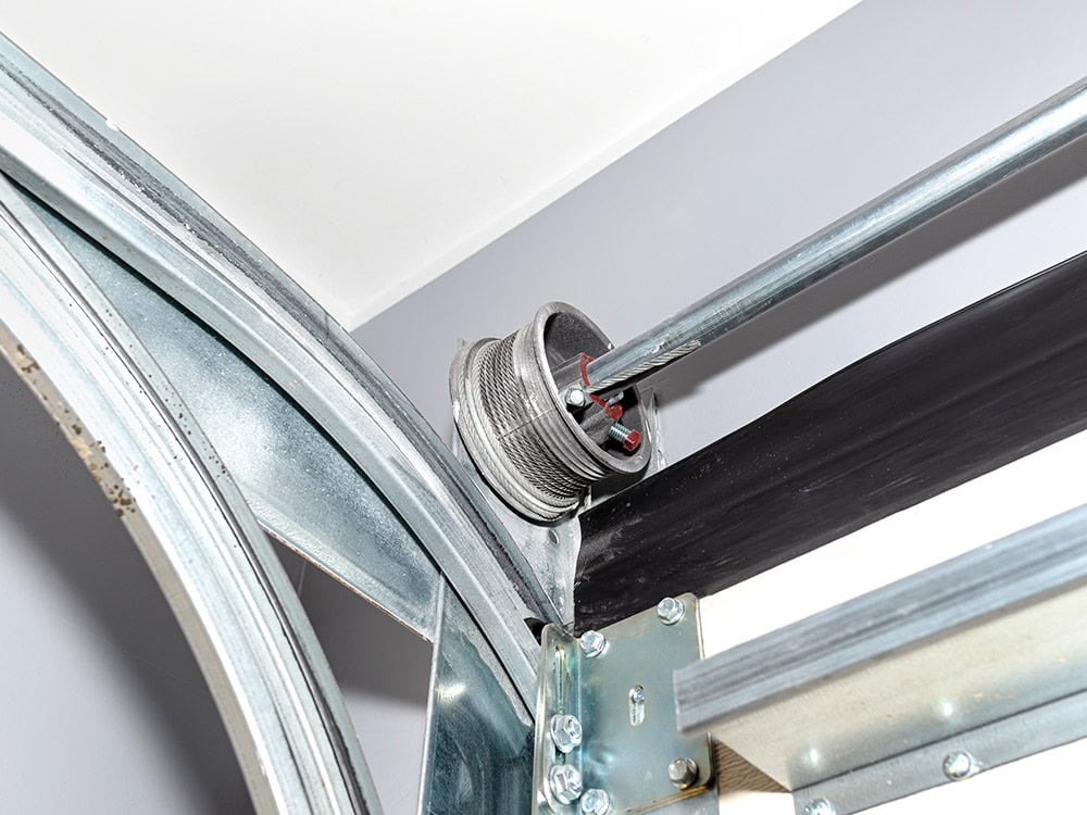Garage door drum component replacement