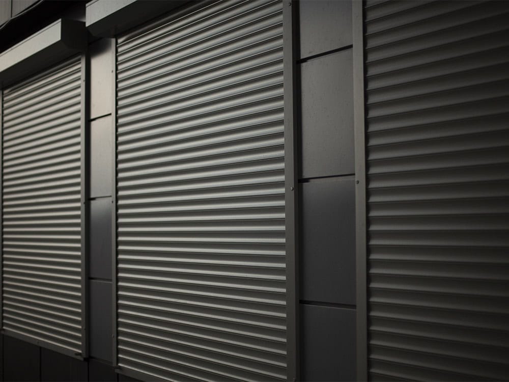 Rolling aluminum security shutters