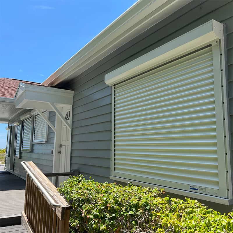 Custom fit hurricane shutters