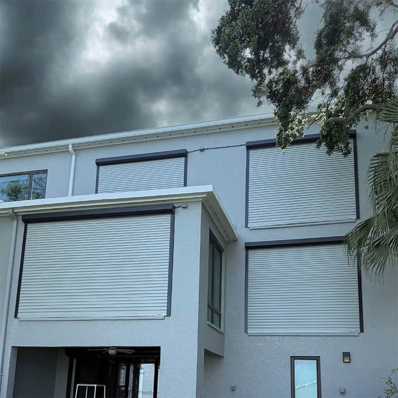 Florida-rated hurricane shutters